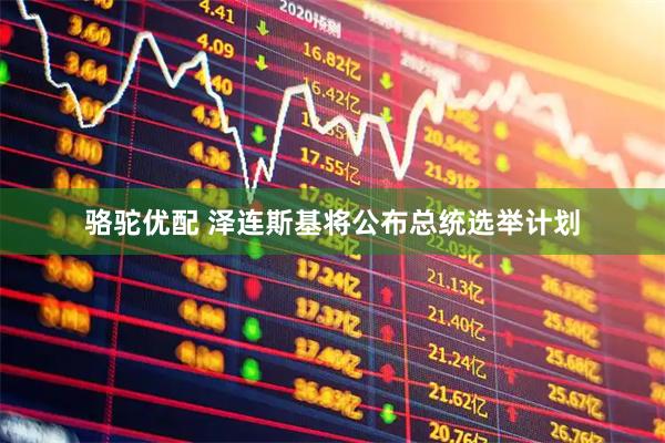 骆驼优配 泽连斯基将公布总统选举计划